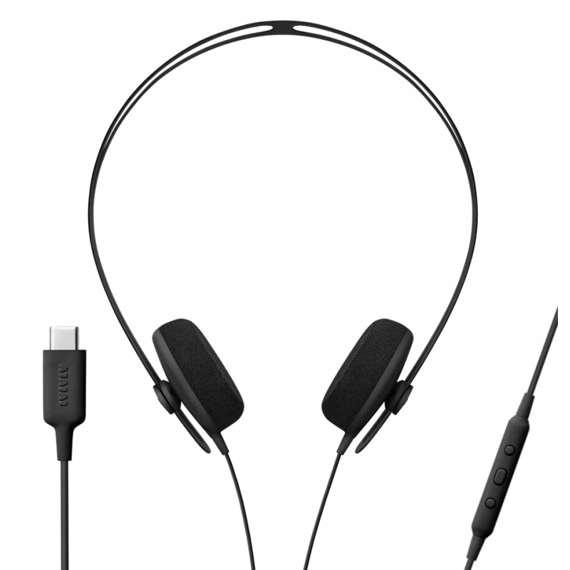 Aiaiai Tracks s mikrofónom a jedným tlačidlom Usb-c Čierne Slúchadlá S Mikrofónom a Ovládaním