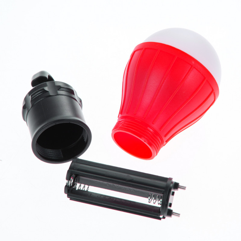 ŻARÓWKA NA BATERIE LAMPKA LED WISZĄCA DO NAMIOT 06 BIWAK KEMPING LATARKA Materiał tworzywo sztuczne