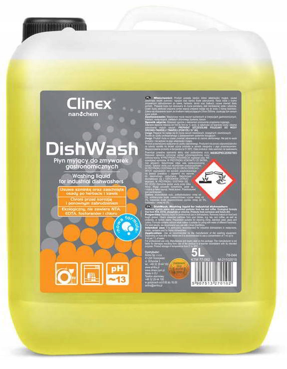 

Płyn Myjący Do Zmywarki Zmywarek Clinex 10 l