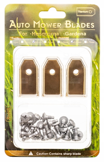 

Nóże Automower Husqvarna Gardena 35mm Tytan 30 szt