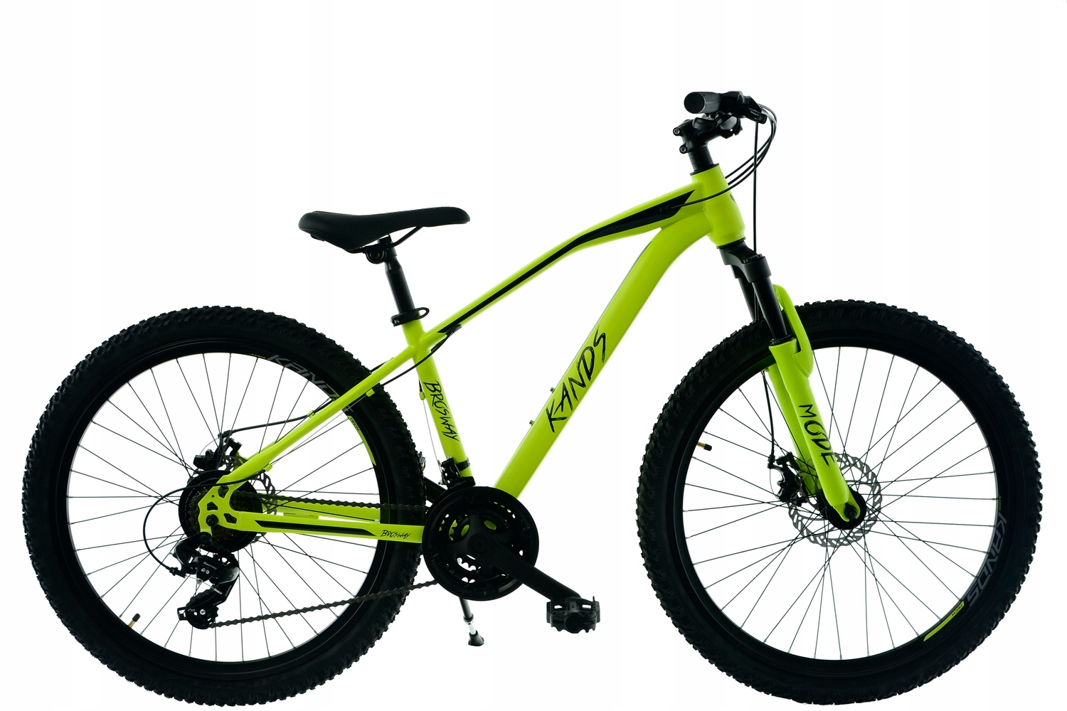Rower MTB Kands 26 Brosway r15 ŻÓŁTY MAT r25