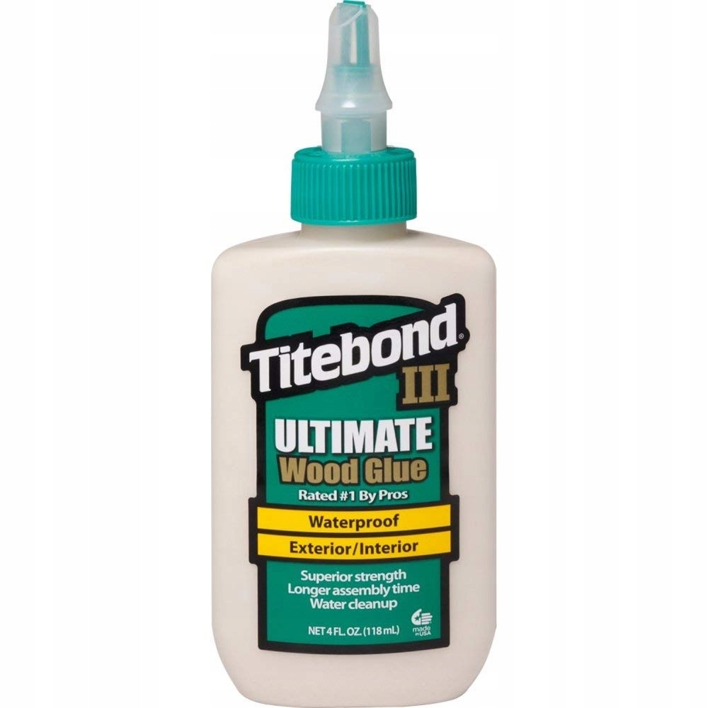 KLEJ TITEBOND III ULTIMATE WOOD GLUE DREWNA WODOODPORNY 118ML NAJMOCNIEJSZY