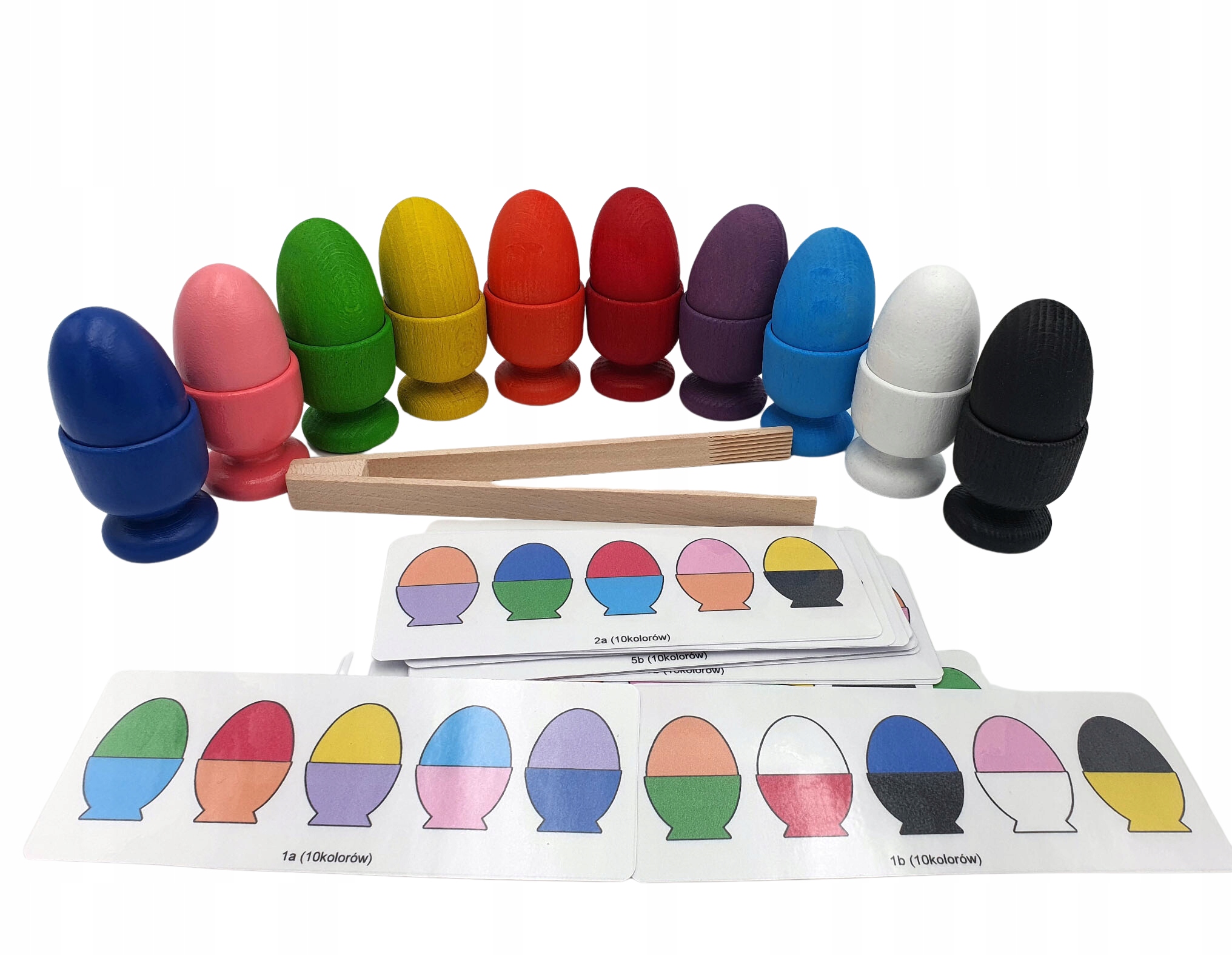 

Sorter Kolorów montessori Jajka