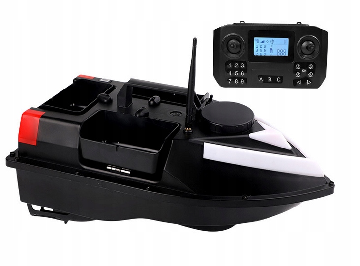 Návnadová loď s Bds+gps 500 m 12000 mAh Led 3 nástražné komory Auto Návrat