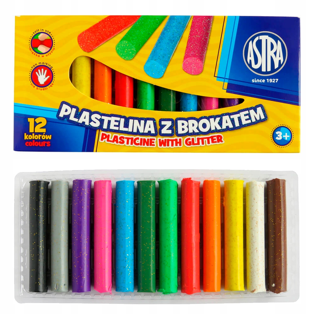 

Plastelina Brokatowa Z Brokatem Astra