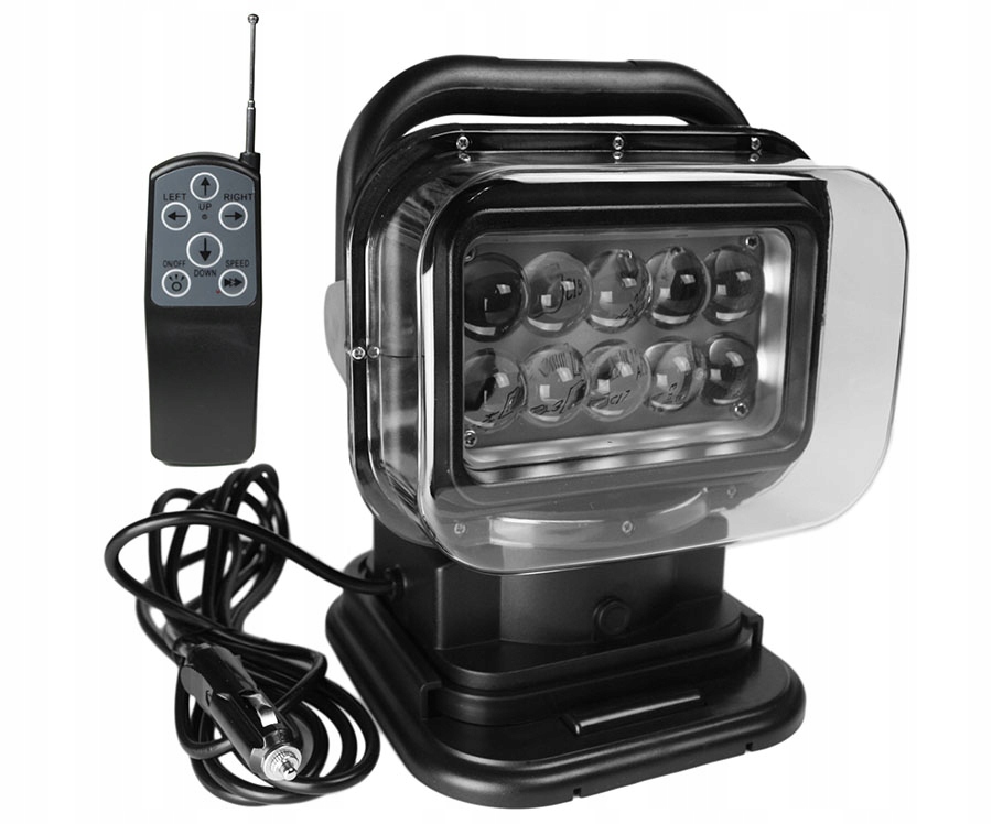 SZPERACZ 10X LED - NA PILOTA 12V BLACK - 03588