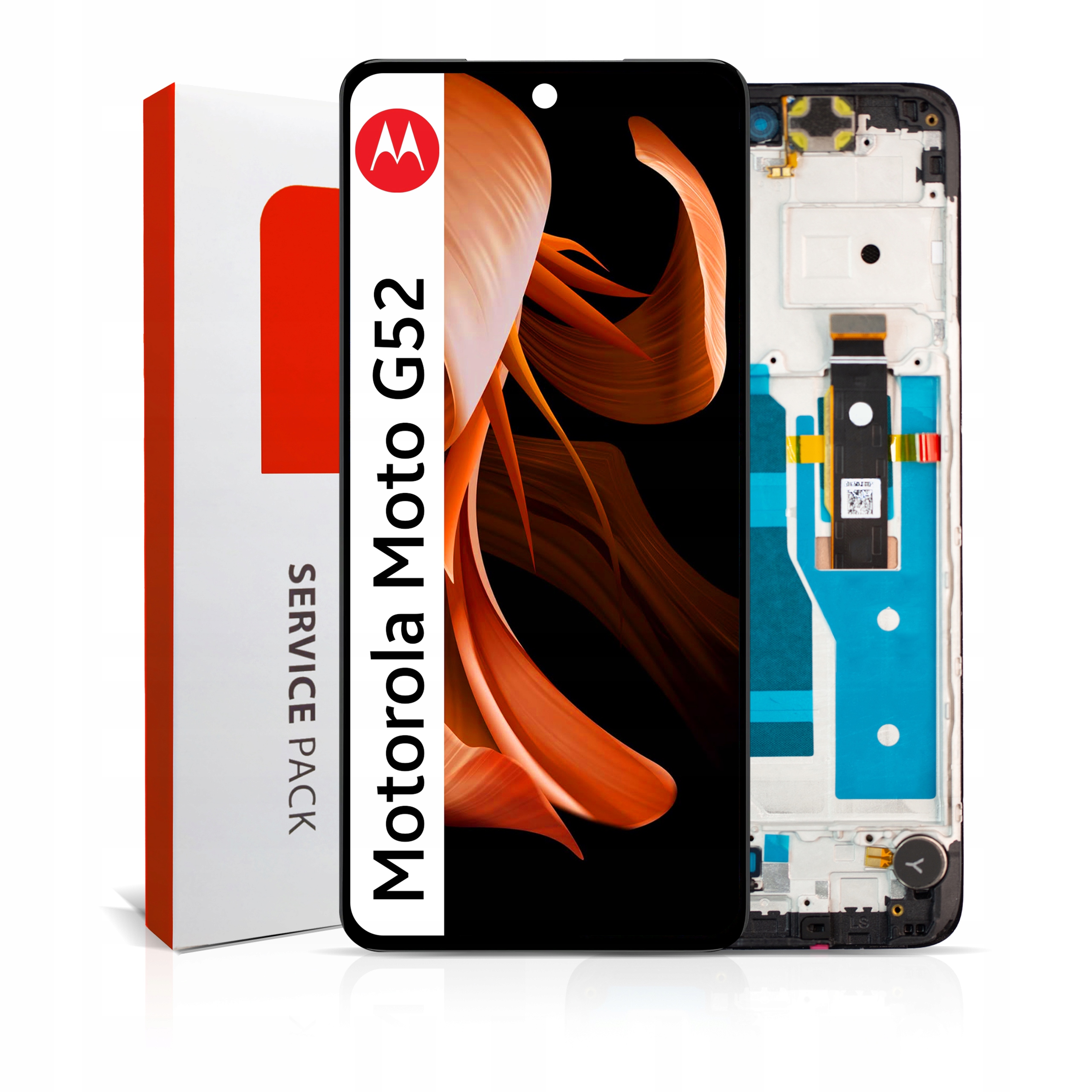 Displej pro Motorola Moto G52 LCD displej Rámeček Originální Zila XT2221-1