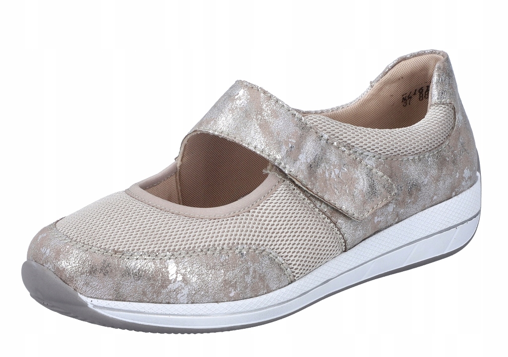 Rieker N1161-90 37 béžové sportovní baleríny polobotky Na Řepy
