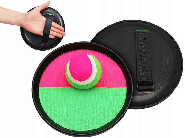 Paletki Piłka Catch BALL Gra na Rzepy/ Rzucaj Łap Kod producenta 5902385963596