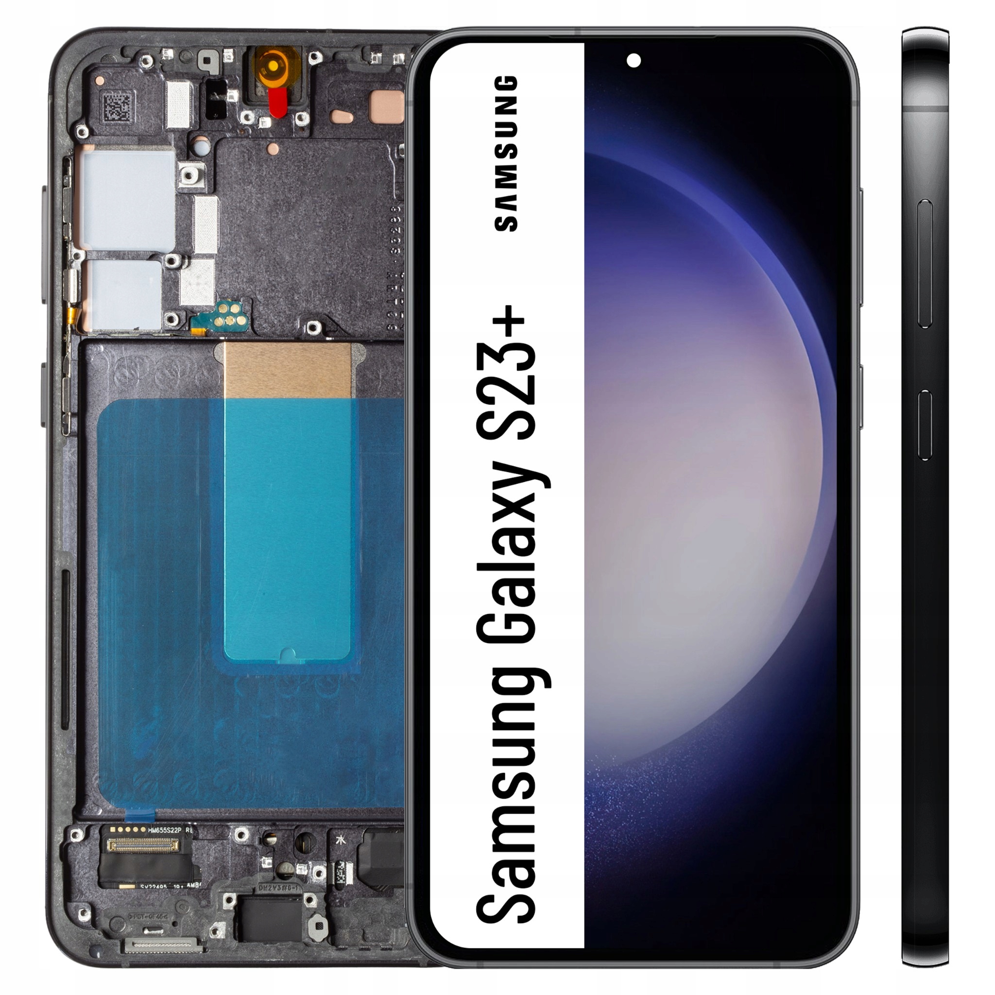 Big Size Oled pre Samsung Galaxy S23 Plus LCD Čierny Dotykový Rámček Čierna