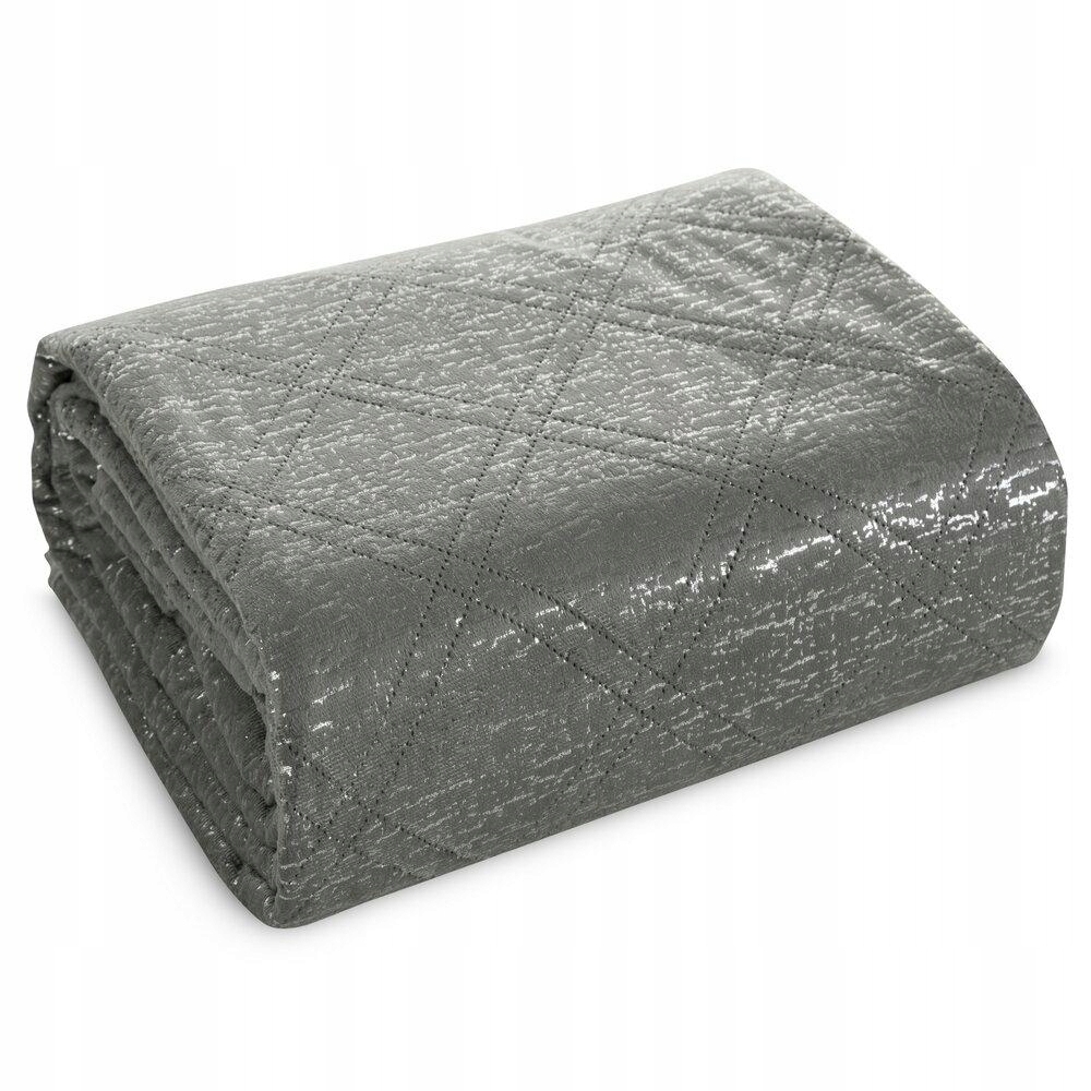 Přehoz na postel Luiz/blink 220x240 cm ocelový, moderní boho