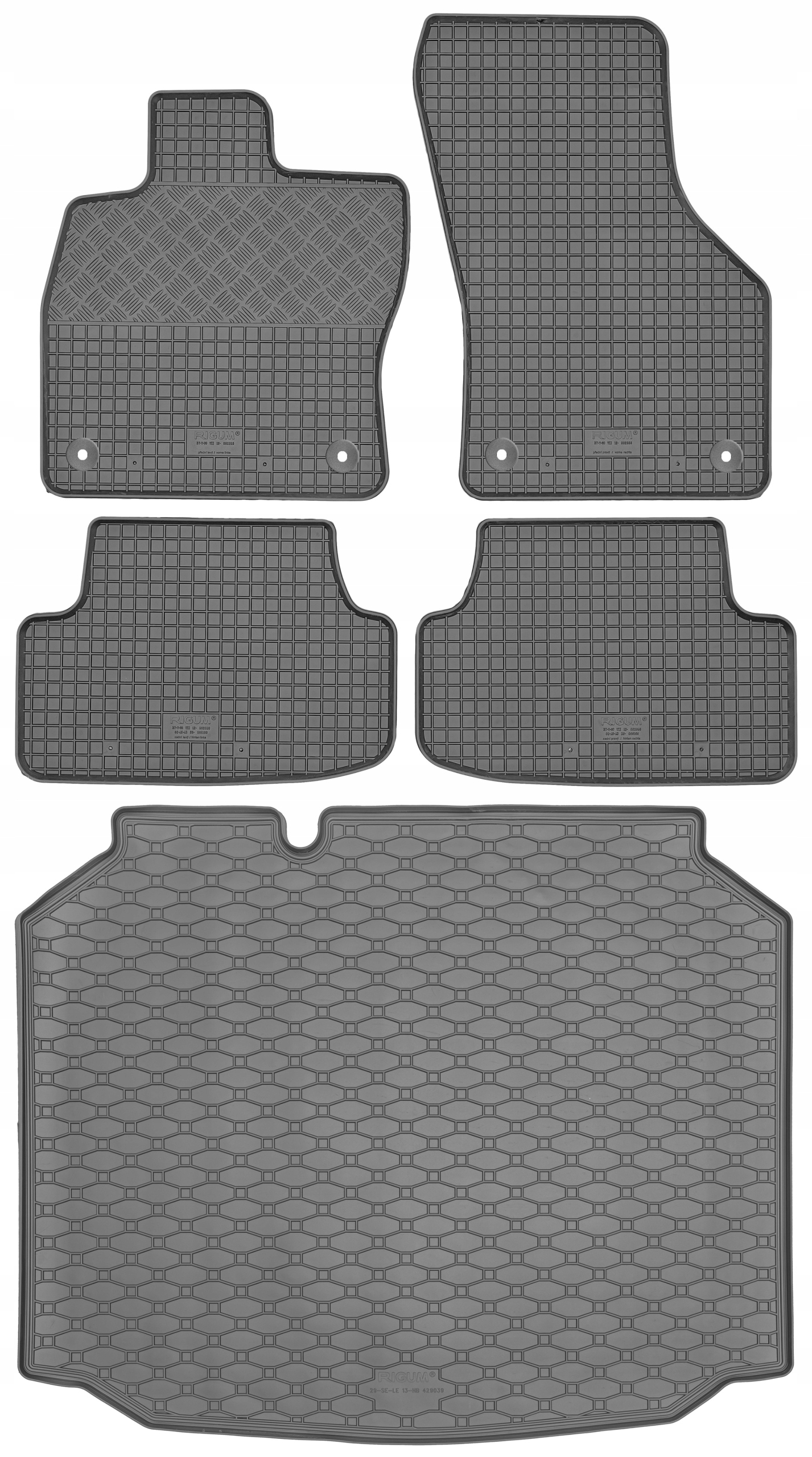 Seat Leon III Hatchback 2012-2020 Podložka do kufra koberčeky