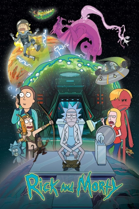 Rick and Morty Toilet Adventure plakat 61x91,5