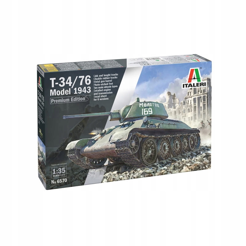 T-34/76 Model 1943 Raná verze Italeri 6570 1:35