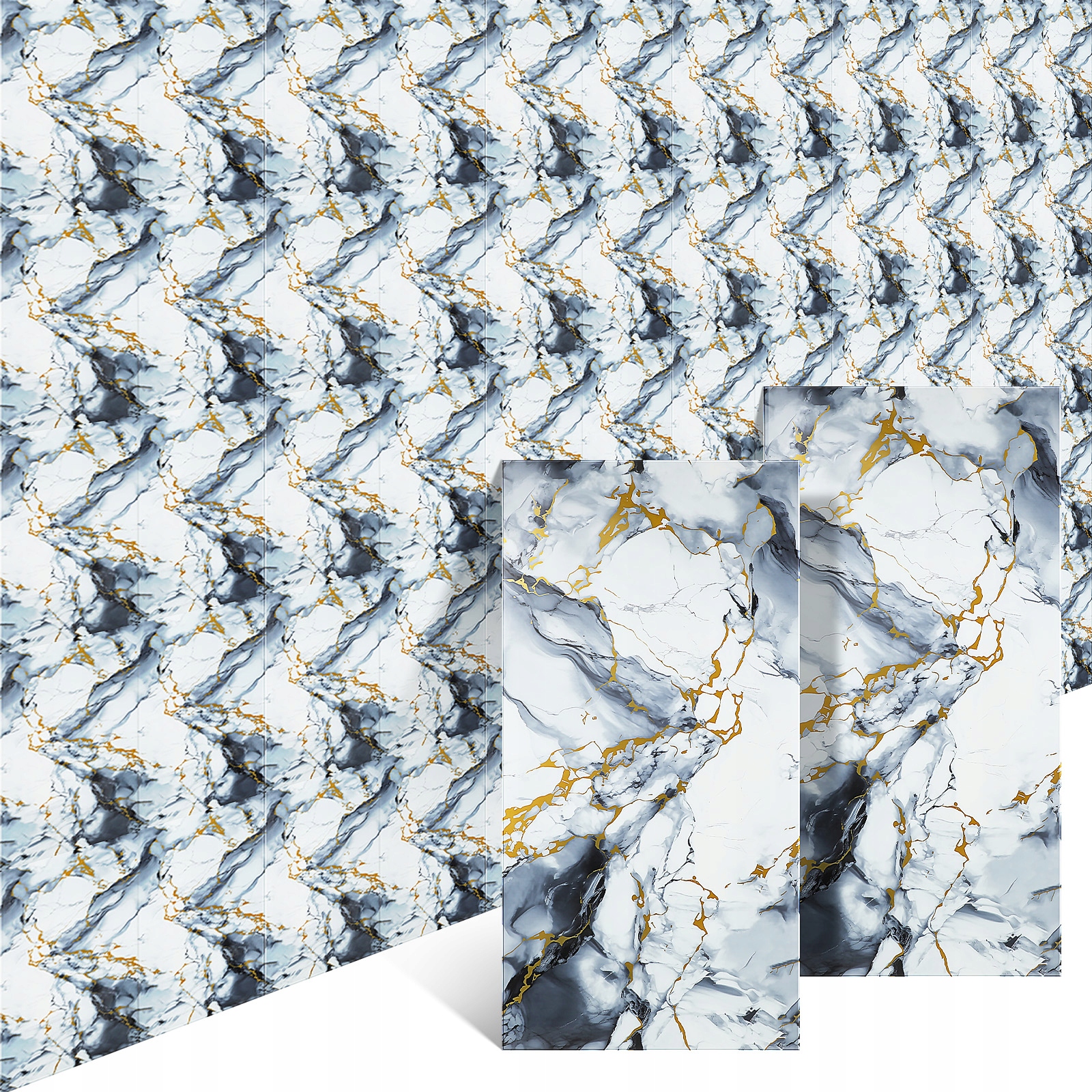 20x 3D Obkladové Panely Samolepicí Tapeta Imitace Cihel 60 x 30 cm Xpe Pěna Modrá