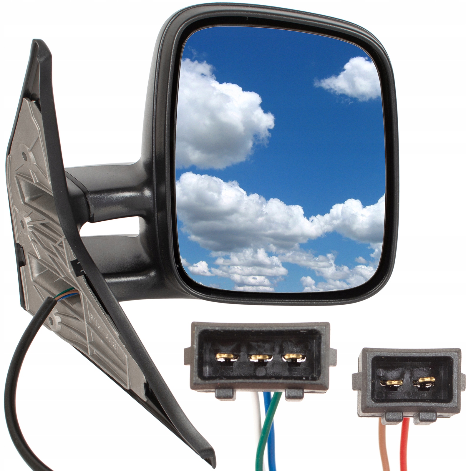 Vnější zrcátko Elektrické Pravé Vyhřívané pro Vw T4 Bus 90-04