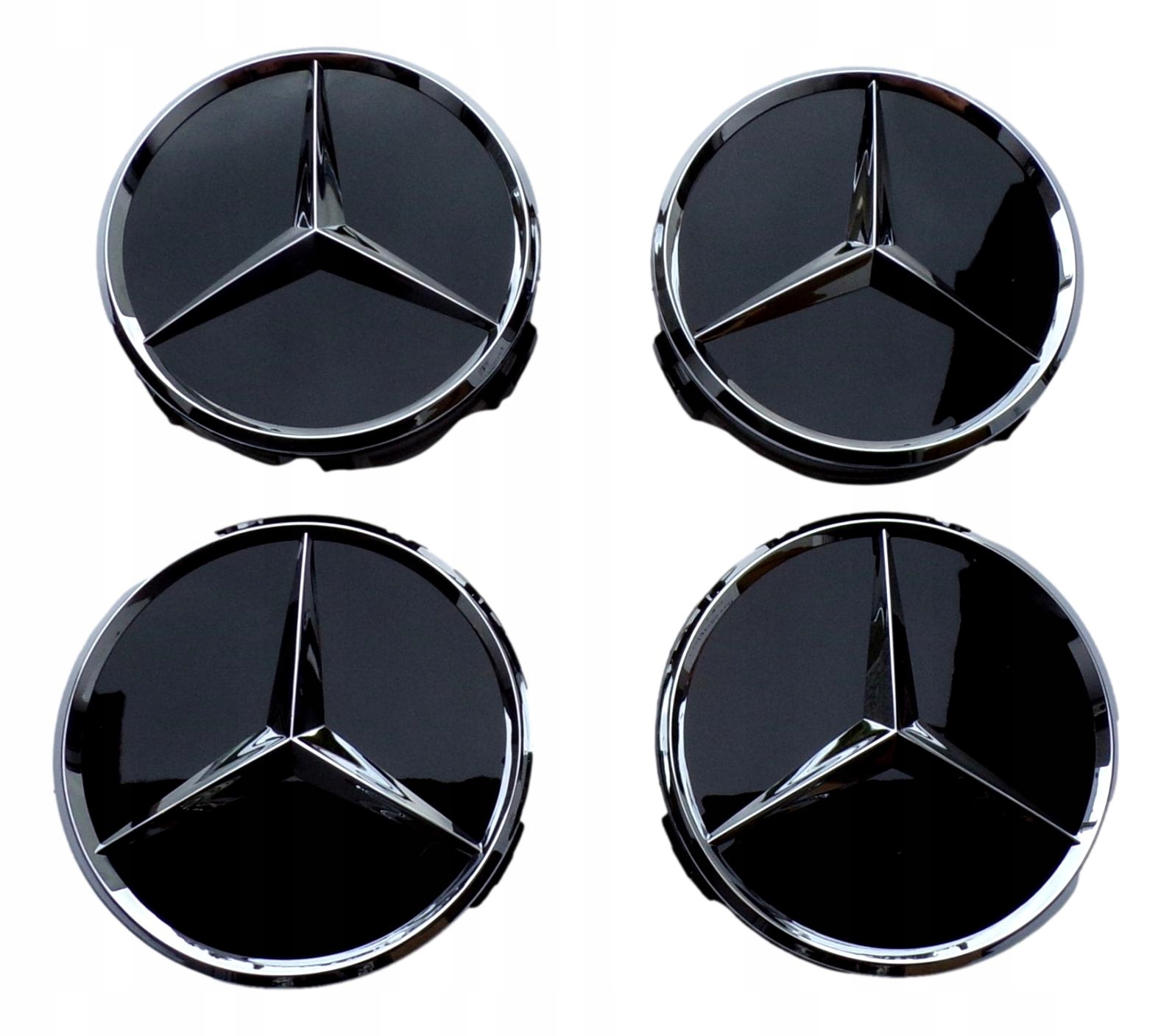 Mercedes Kryty na disky a kryty nábojov 4 kusy