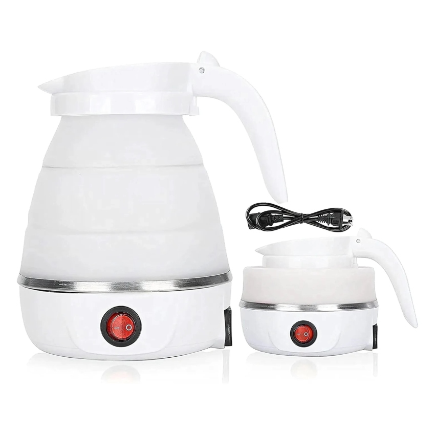 Czajnik Elektryczny Składany Silikonowy Turystyczny 600ML Odpinany Kabel