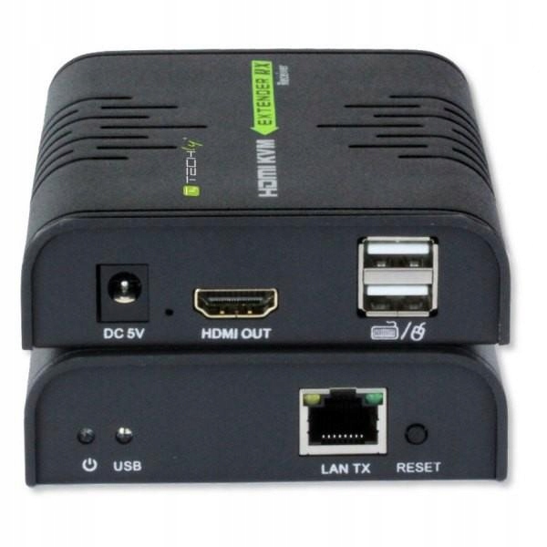 Extender Hdmi Usb po skrętce Cat.5/5e/6 120m