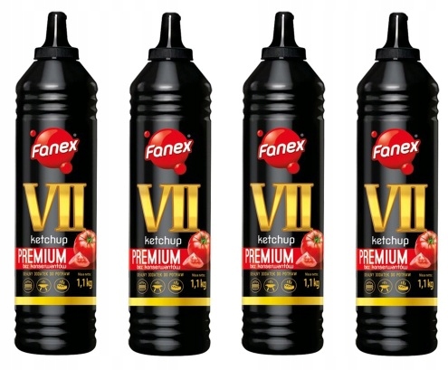 Levně 4 x 1100 g Fanex Kečup č. VII Premium Karton
