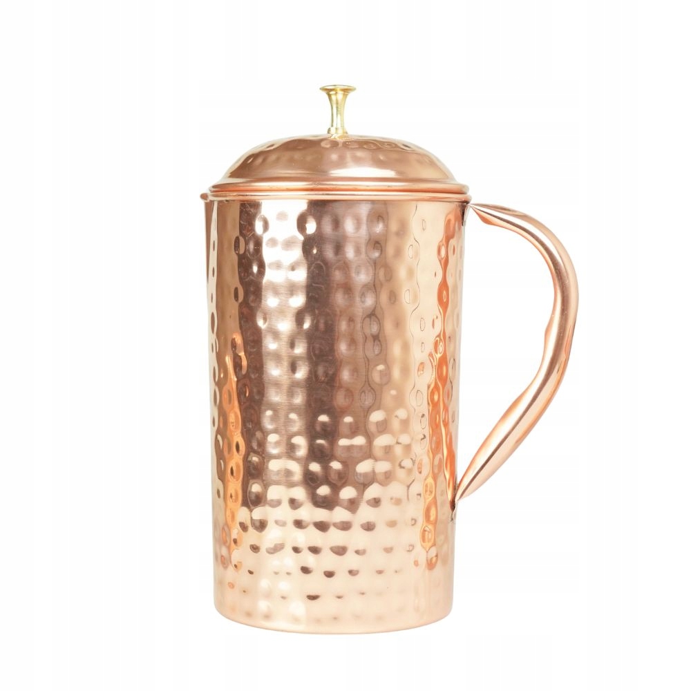 Medený džbán z Indie s kladivkom 1,5 l Orient