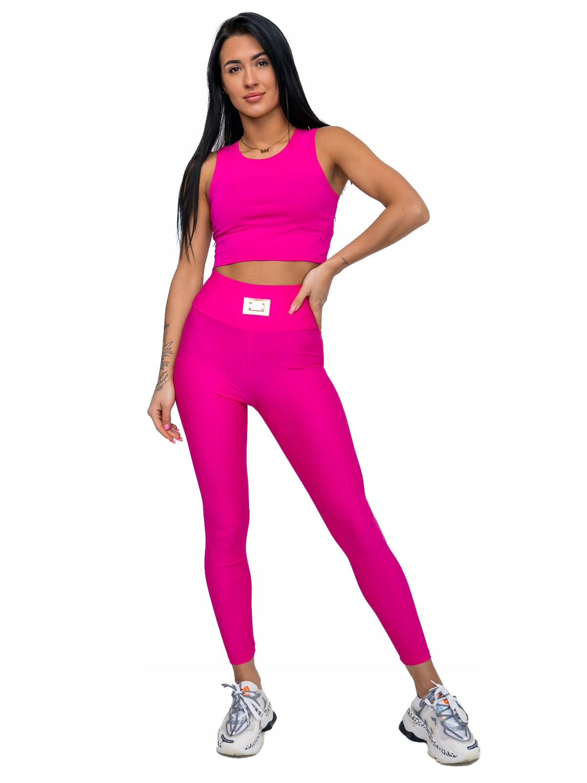 Teplákovka Sportovní Tepláková Souprava Dvoudílná Fuchsiová 022 Denley_l/xl