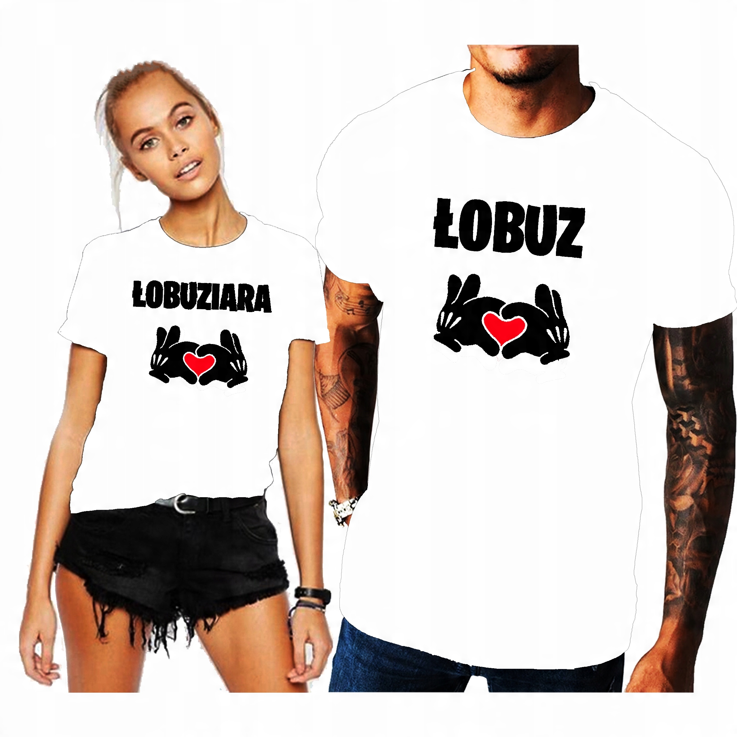

Koszulki T-shirt dla par damska / męska M