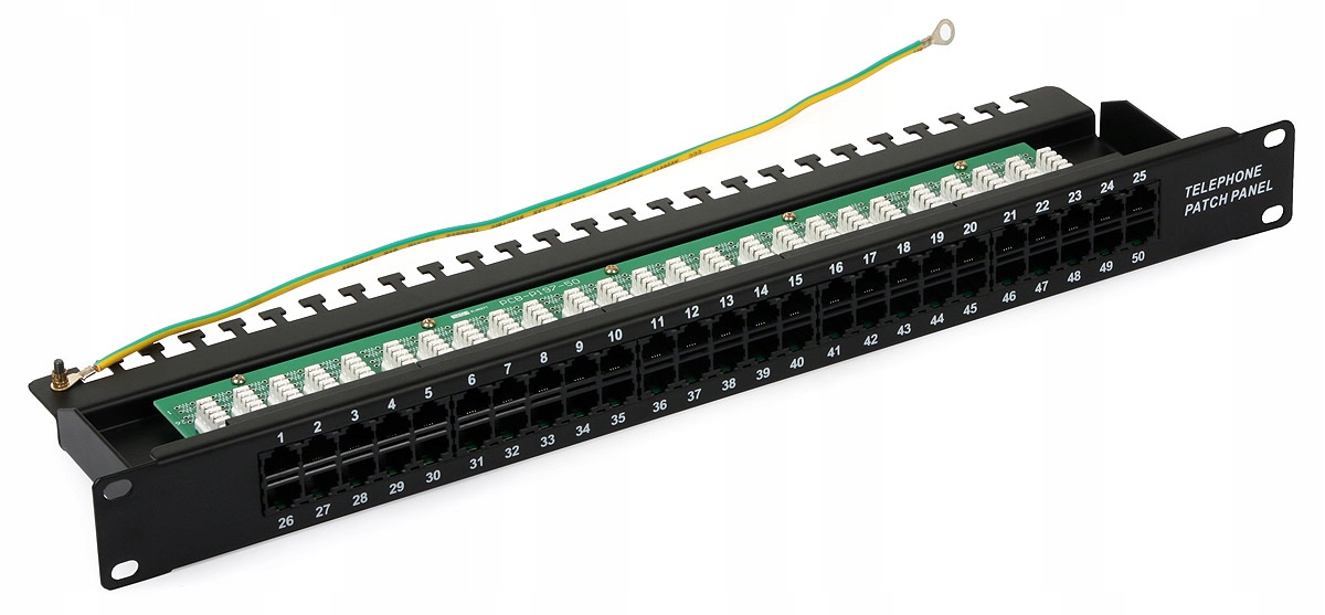 Patch Panel 50 portů 8P4C PP-50/RJ