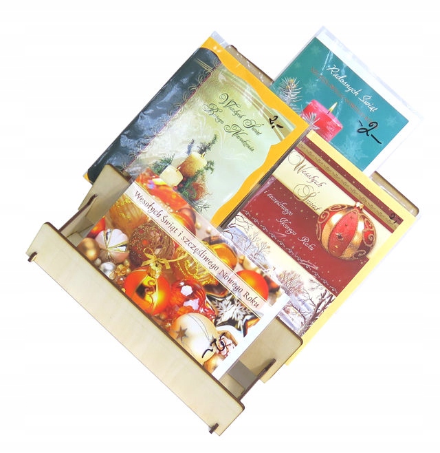 DEKOR STOJAK NA KOPERTY WIDOKÓWKI POCZTÓWKI PD75 Szerokość (krótszy bok) 19 cm