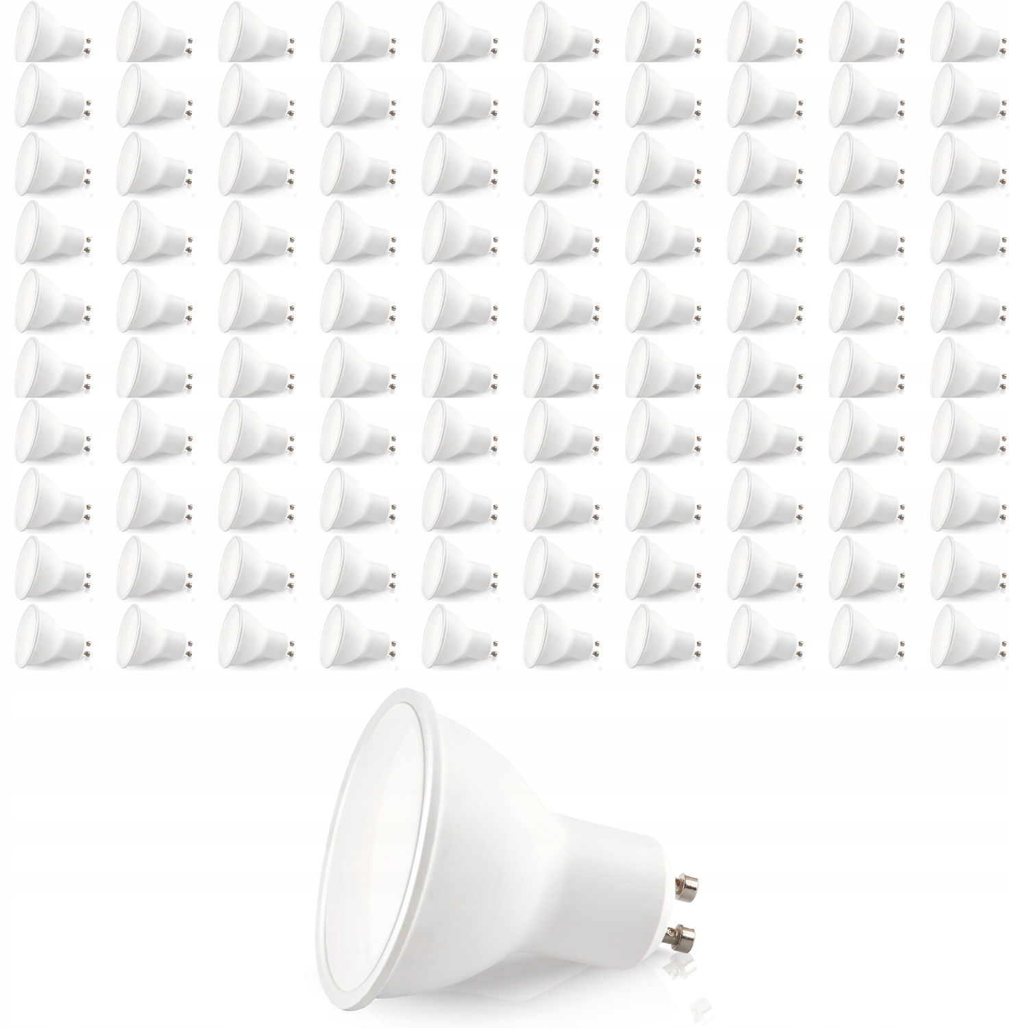 100 x Led žiarovka GU10 1W 4000K Neutrálna farba Lls Sada 100ks