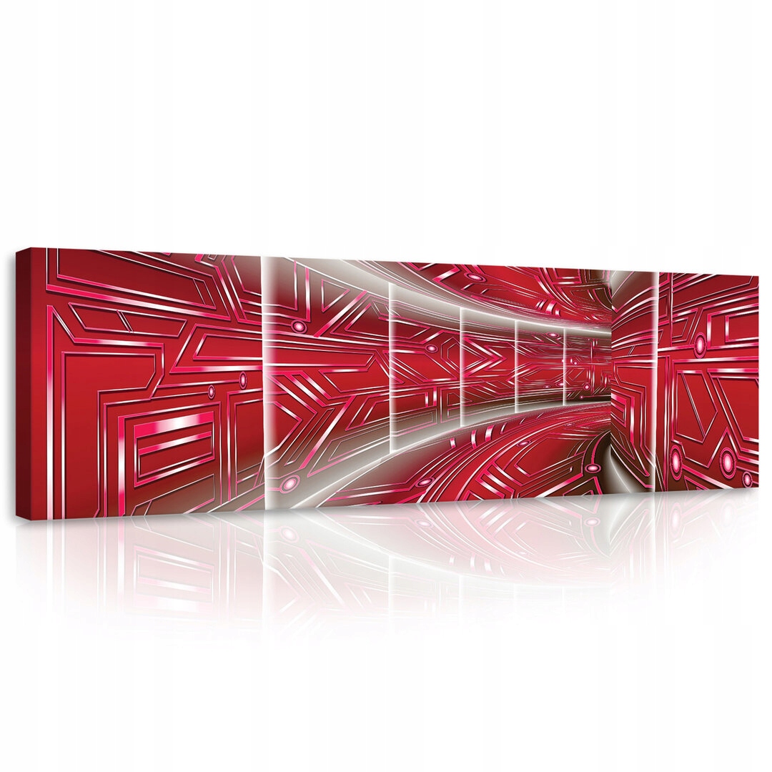 Obraz 145x45 Abstraktní iluze pro obývací pokoj v moderním stylu