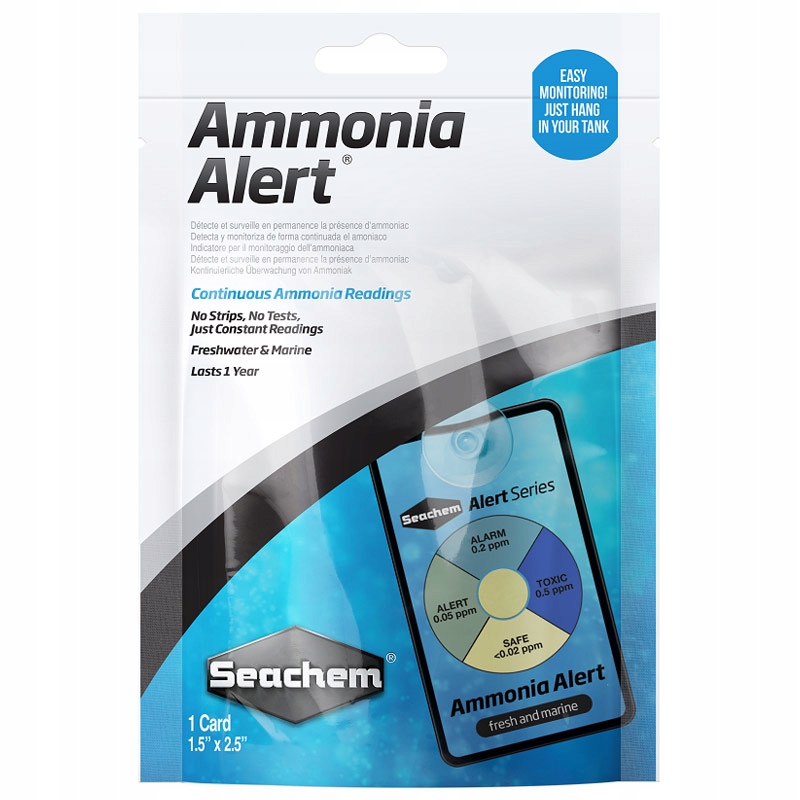 SEACHEM AMMONIA ALERT test stały 1 rok