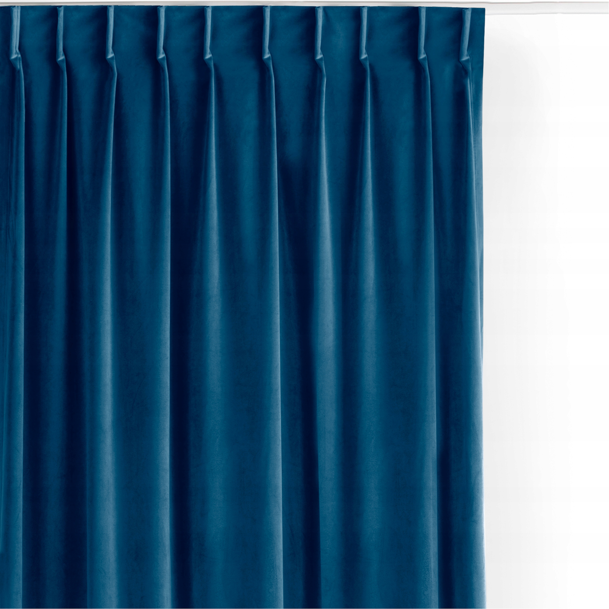 Filumi Záves velvet velúr Flexy 9,5 cm Indygo 530x225