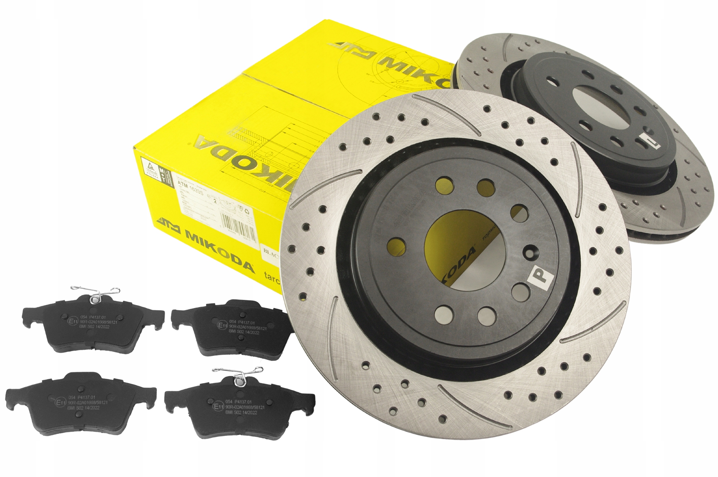 Диски Тюнінг 302мм колодки задні для FORD S-MAX 06-14