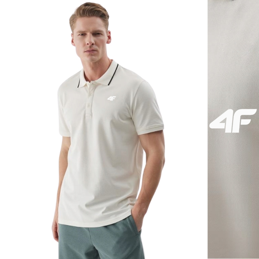 KOSZULKA MĘSKA POLO 4F T-SHIRT PODKOSZULEK BLUZKA SPORTOWA NA CO DZIEŃ