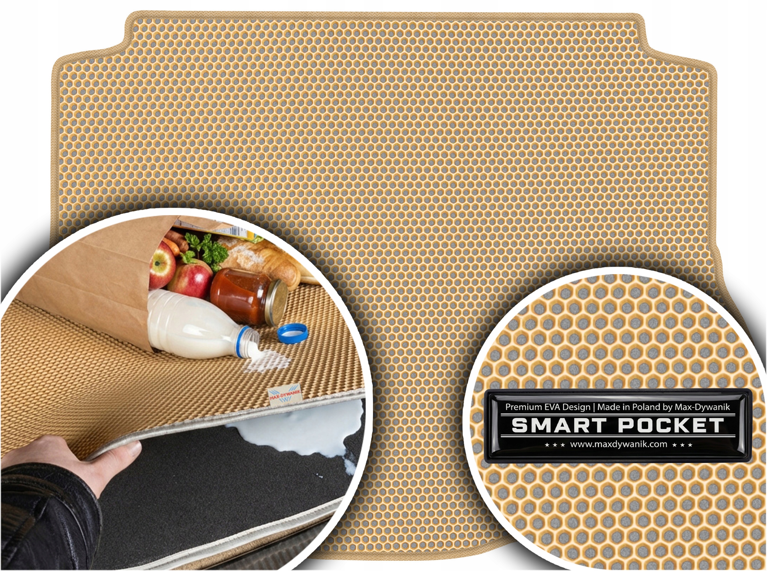 Honda Cr-v III Suv 2007-2012 Vložka do kufru Eva Smart Pocket Béžová