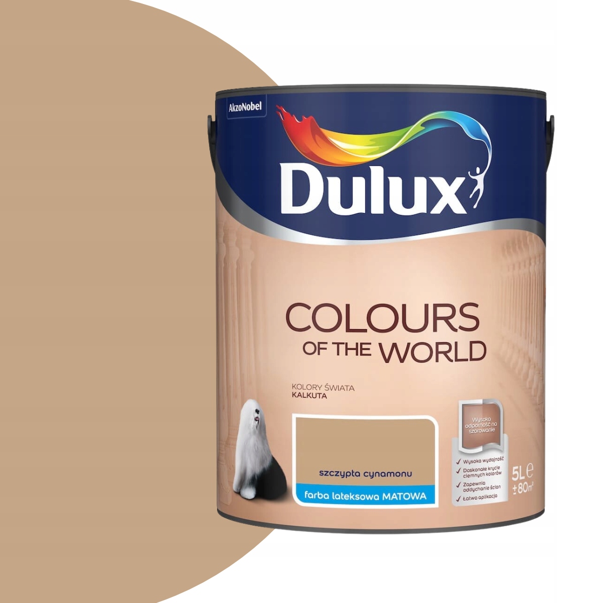 Dulux Barva Barvy světa 5L Špetka skořice