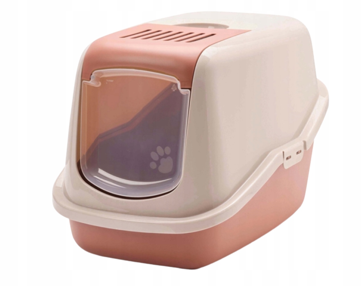 Levně Savic Toaleta pro kočky Nestor toskánská červená /56x39x38 cm