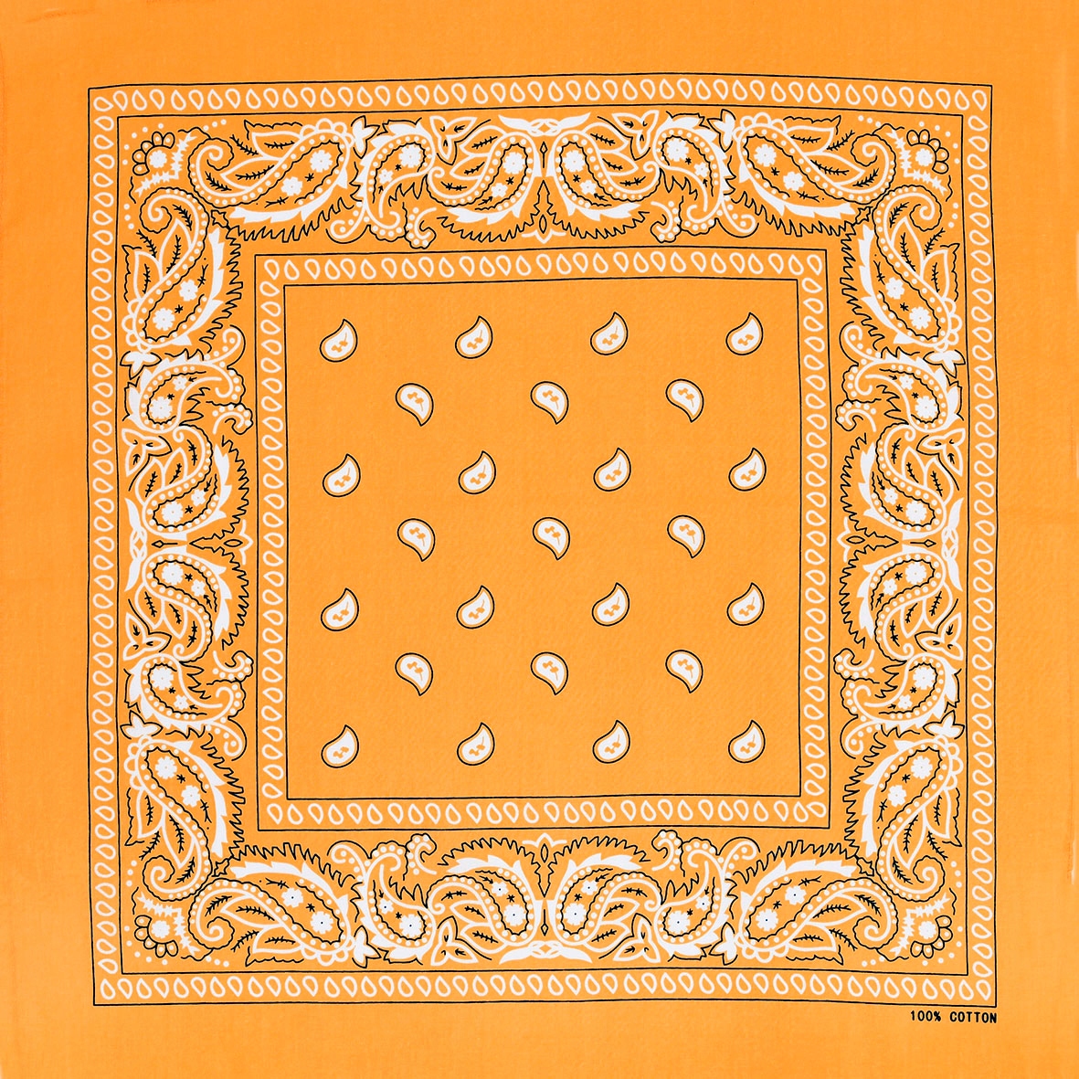 

Bandana bandamka bandana żółta chusta paisley