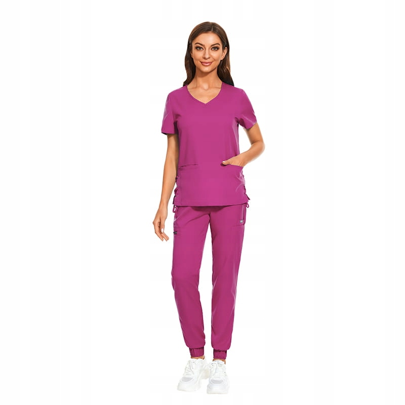 Komplet Medyczny Damski Scrub Uniform Model Treat Kolor Rose Rozmiar L