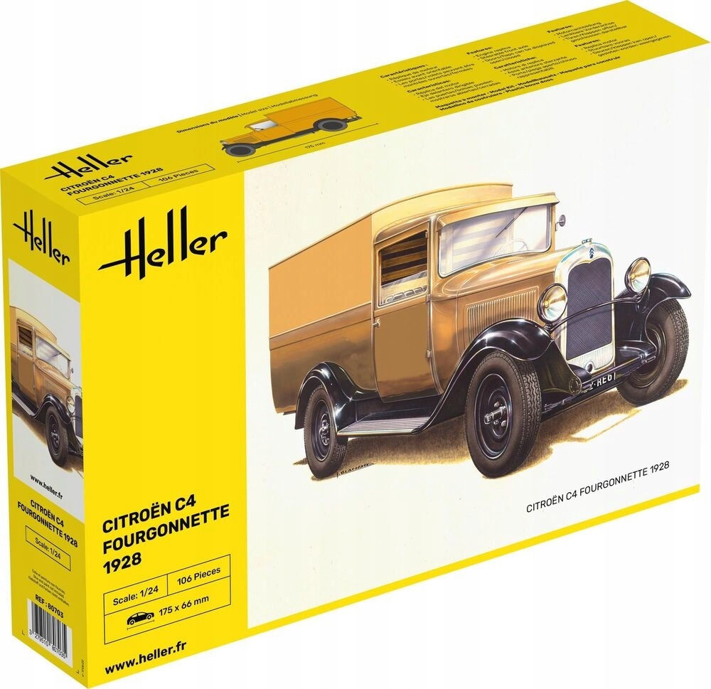 Heller 80703 Citroen C4 Fourgonette 1928 1:24