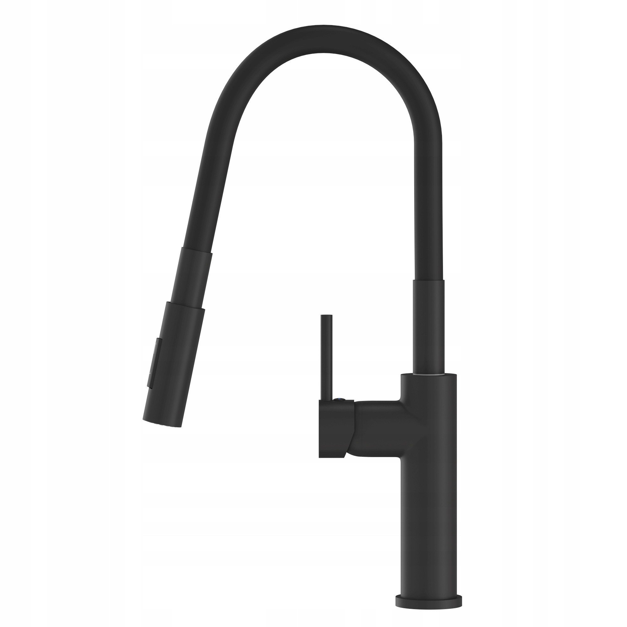 Kuchynský Kohútik Čierny Do Drezu, Vysoká Batéria, Flexibilný Lonar