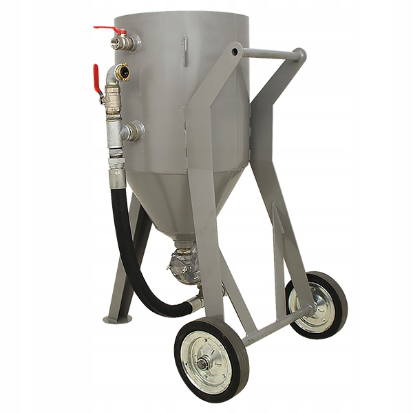 POLSKA PIASKARKA MOBILNA 76 LITRÓW + STRÓJ MASKA BHP Pojemność 76 l