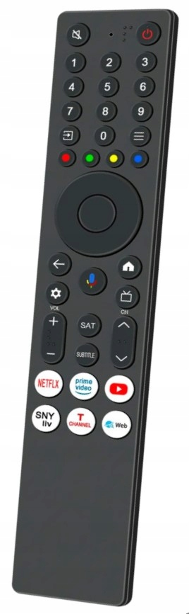 Pilot TCL RC733A / 43P79K / 43P7K głosowy czarny