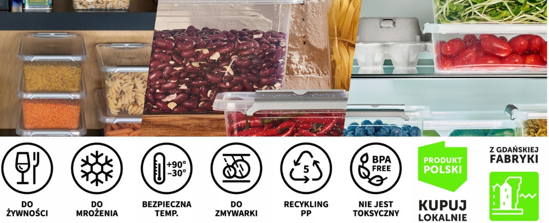 3 x POJEMNIK ANTYBAKTERYJNY NA ŻYWNOŚĆ 350ml Rodzaj lunch box