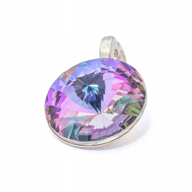 

Wisiorek srebrny 925 z kr. Swarovski Rivoli 12 VL