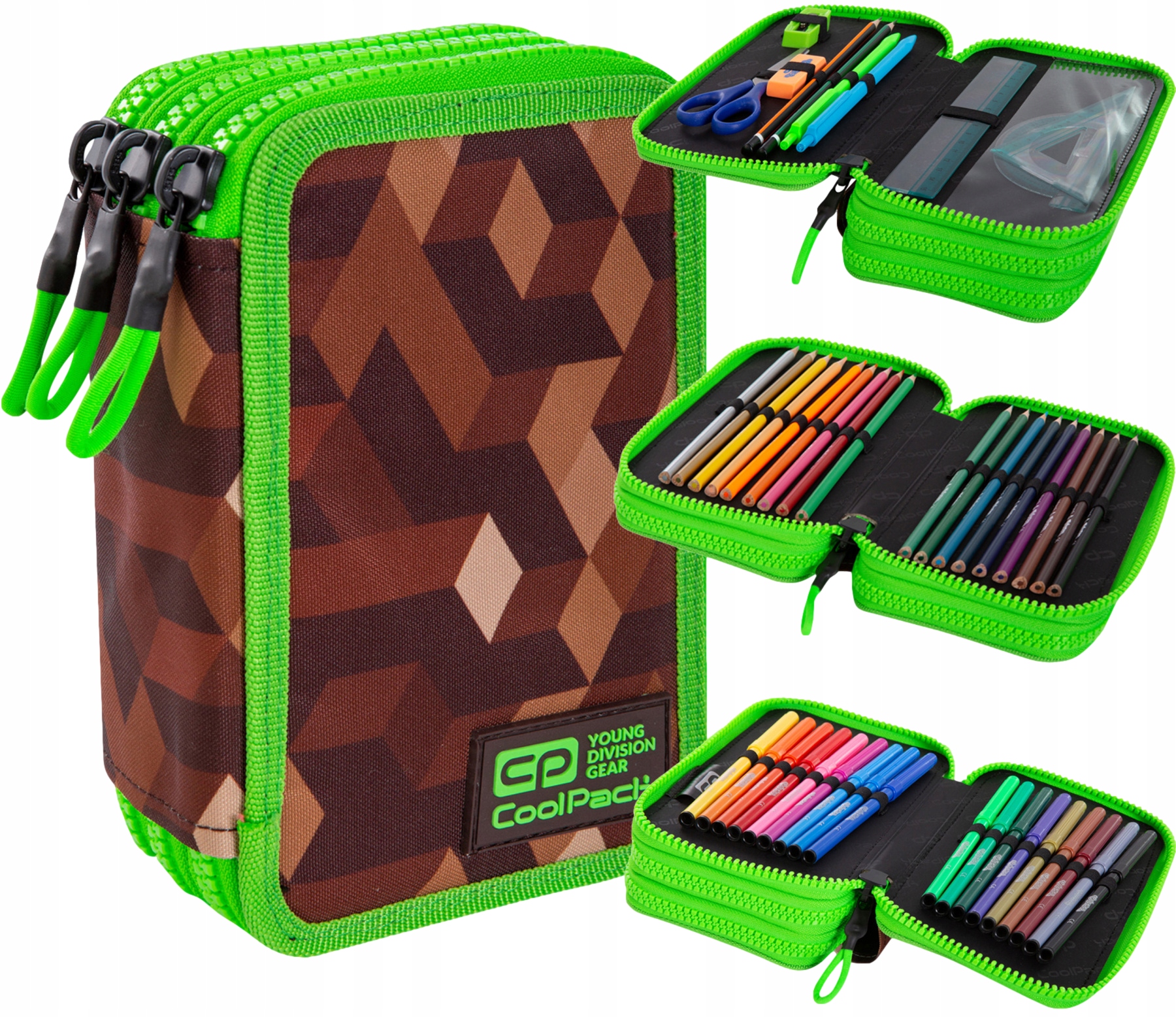 

Piórnik trzykomorowy Wyposażenie Coolpack Jumper 3