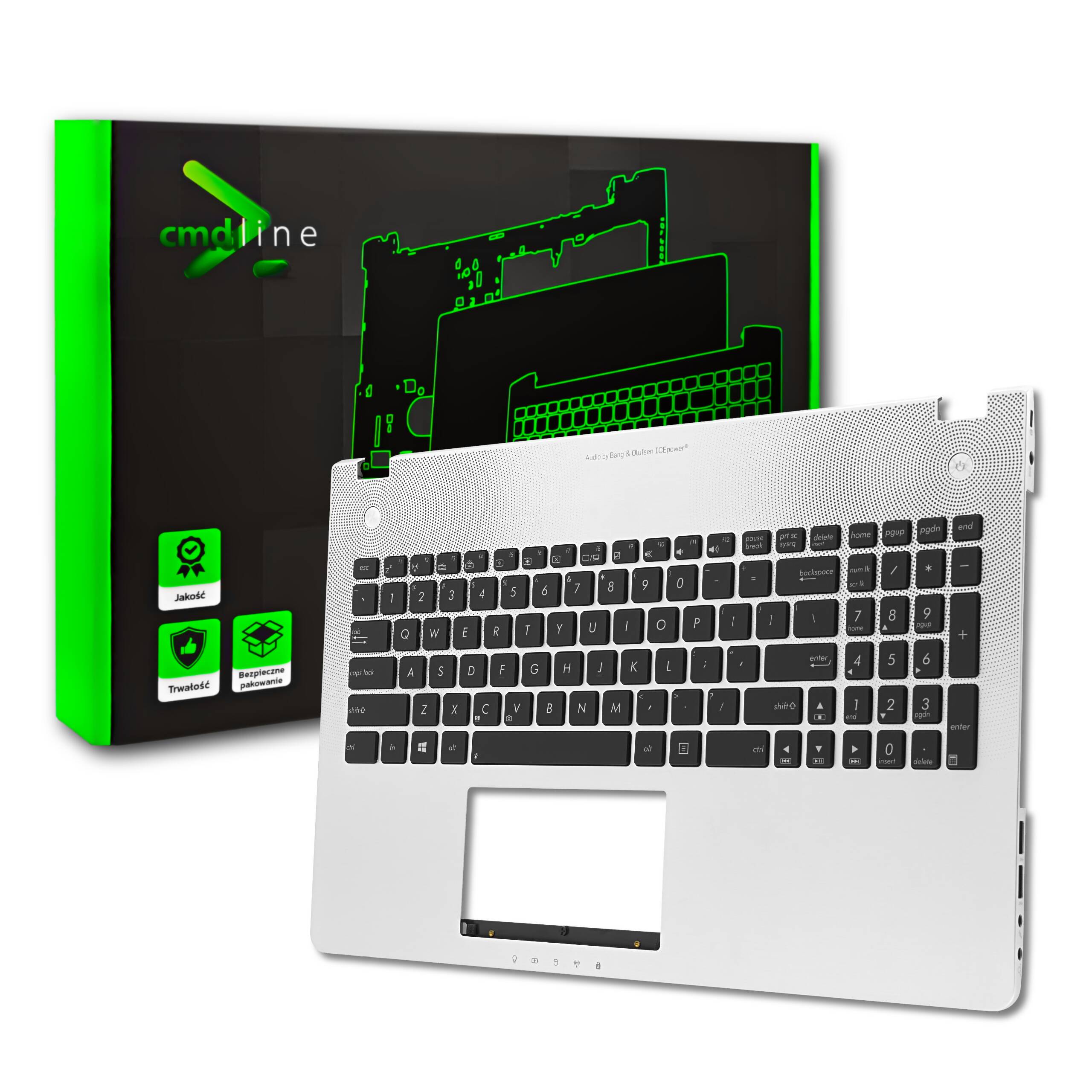 Palmrest Klawiatura Led Do Asus N56V N56VZ