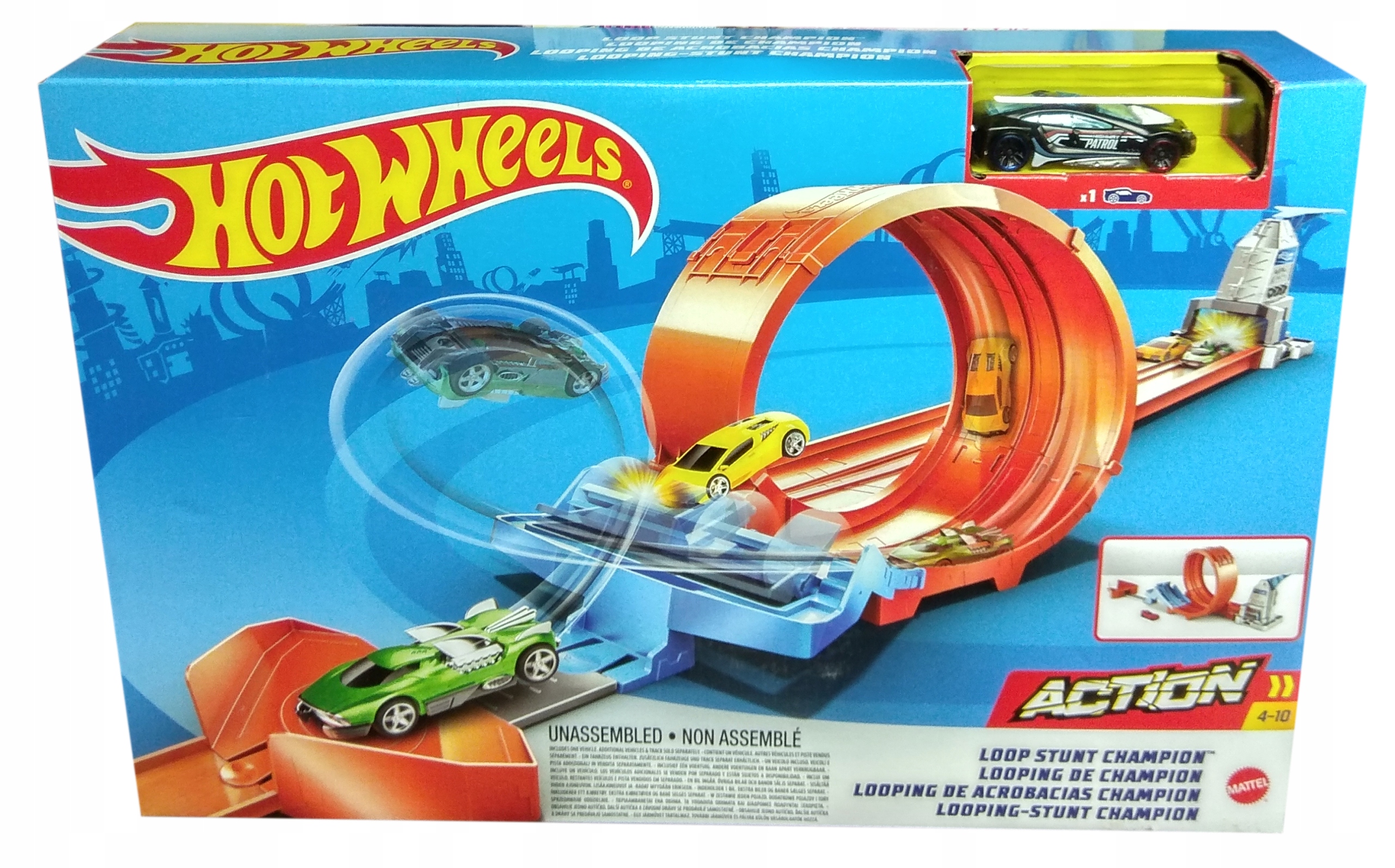 

GBF81 Hot Wheels Tor pętla Rywalizacja Mistrzów