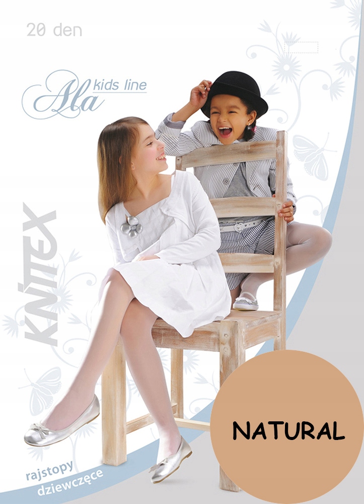 KNITTEX rajstopki ALA 20 den LYCRA beż # 104-110